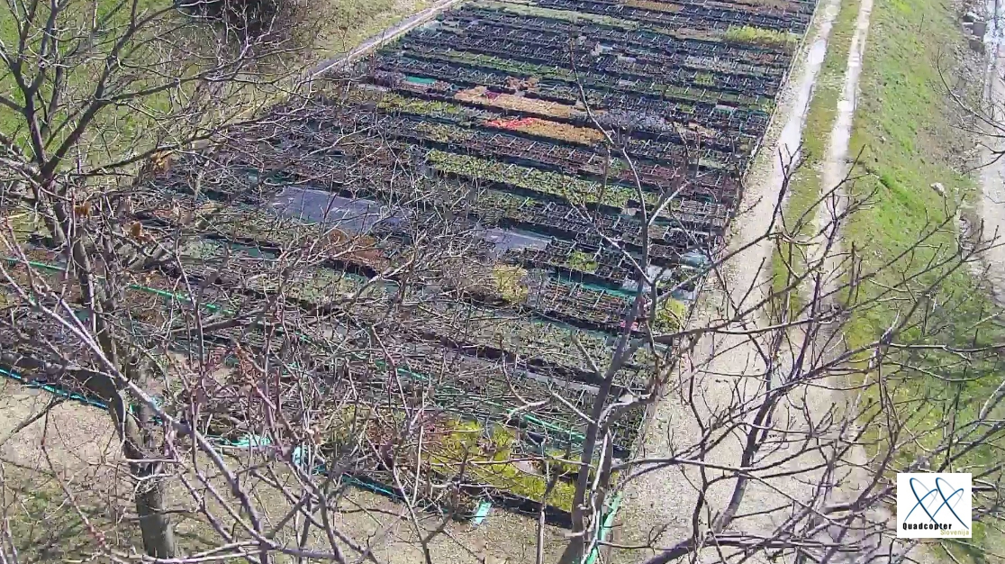 Vrtnarijo smo preleteli z dronom - marec 2016